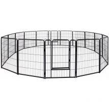 Naizy - Parc pour chiots 16 pièces, parc pour chiens, appartement, barrière pour chiots, enclos pour chiots, parc pour animaux, enclos extérieur pour