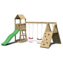 Casetta in legno con scivolo Fungoo fleppi kdi