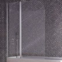 Pare-baignoire fixe et pivotant rita 120 x 150 cm