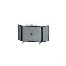 Pare-feu avec 3 portes dA corA es torsadA es pour cheminA e en fer cm 90x50 h