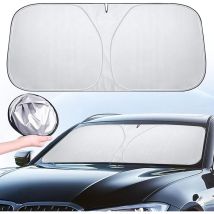 Pare Soleil Anti Uv 142×80cm, Pare Soleil Pare Brise Avant Intérieur, Pare Soleil Voiture Pare Brise Avant, Pare Soleil Pare Brise Suv Camion, Pare-