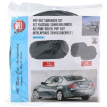 Outiror - Pack Parasol Pop-Out Voiture, Couleur Noire, 3 Pièces. All Ride
