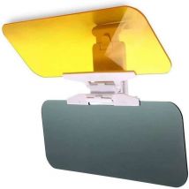 Pare-soleil de voiture hd 2 en 1 anti-éblouissement pour la conduite de nuit de jour