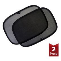 Beijiyi - Pare-Soleil Voiture Bébé,avec Protection uv Certifiée (Lot de 2) Filet De Protection Solaire Auto-Adhésif pour Voiture Vis Pare-Soleil pour