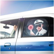 Pare-soleil voiture Police Stop Donkey Multicolore