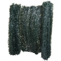 Brise-vue de balcon N77, brise-vent, 300x100cm sapin foncé