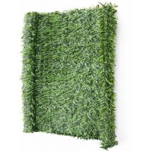 Haie artificielle/brise vue pour balcon, aspect sapin, 300x150cm