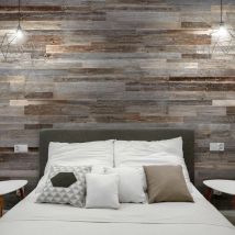 Wooden Wall Design - Parement Bois Anthracite Revêtement Mural Bois 1m²