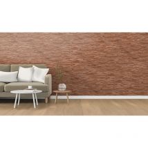 Plaquette de parement bois recycle Kempas brut nature 10X180X495 FSC100% : bois massif