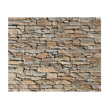 Parement mural - EASYPANEL - Sahara - 15x55-60x3,5-4,5cm en Z - Naturelle - (1 m²)