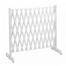 FACILITYS - Erweiterbare Schutzbarriere aus weißem Kunststoff