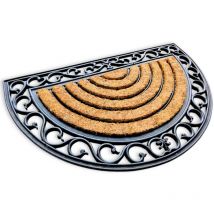 FACILITYS - Halbmondförmige Fußmatte aus Kokosnuss an der Vordertür