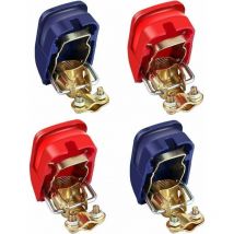 Phasat - pares de terminales de batería de liberación rápida, conector de batería de liberación rápida de 12 v, adecuado para automóviles, camiones y