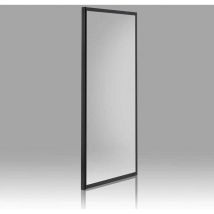 Parete Fissa l: 80 Cm h: 190 Cm Telaio Nero Opaco City