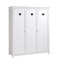 Armoire 3 Portes "Amori" 190cm Blanc