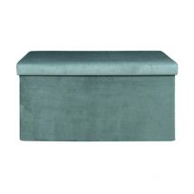 Paris Prix - Banc & Coffre de Rangement 'Giulia' 77cm Bleu