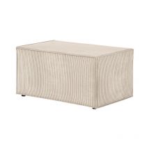Banquette en Velours Côtelé "Mollie" 90cm Beige