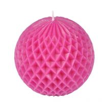 Bougie Déco "Tropical Fresh" 9cm Rose