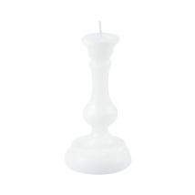 Bougie Déco Chandelier 'Arty' 13cm Blanc