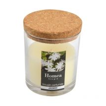 Bougie Verrine Parfumée "Essentiel" 8cm Jasmin