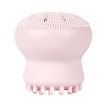 Brosse en Silicone Visage 'Nettoyante' 5cm Rose