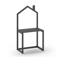 Bureau Enfant en Bois 'Dallas' 150cm Anthracite