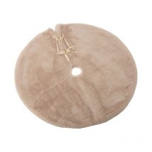 Cache-Pied pour Sapin "Rond" 90cm Beige