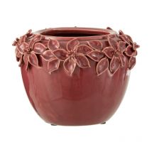 Cache-Pot en Céramique "Flora" 21cm Rose