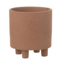 Cache-Pot en Céramique 'Thibault' 16cm Marron