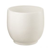 Cache-Pot Poterie 'Ying' 29cm Blanc
