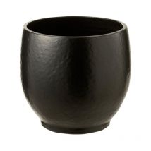 Cache-Pot Poterie "Ying" 32cm Noir