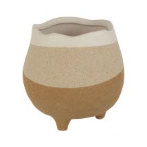 Cache-Pot sur Pied 'Charley' 15cm Beige