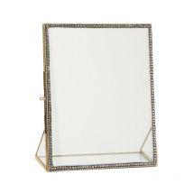 Cadre Photo Métal & Verre 'Bijou' 20x25cm Or