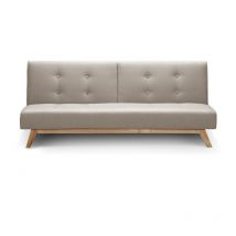 Paris Prix - Canapé Convertible 'Jeanot' 180cm Beige