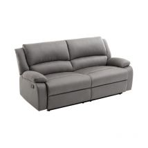 Paris Prix - Canapé de Relaxation 2 Assises xxl 'Walker' 193cm Gris