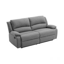 Paris Prix - Canapé de Relaxation 2 Assises xxl 'Walker' 193cm Gris Clair