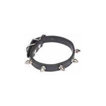Collier Fantaisie pour Chien "Pics" 30cm Noir