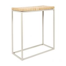 Paris Prix - Console en Bois 'Rondin' 84cm Naturel