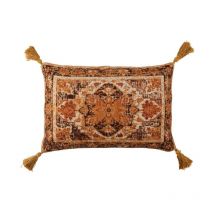Coussin Déco 'Vintage' 40x60cm Orange Rouille