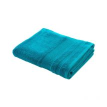 Drap de Bain "Tendresse" 90x150cm Bleu Paon