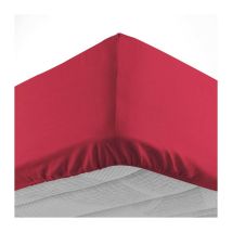Drap Housse 'Lina' 140x190cm Marsala