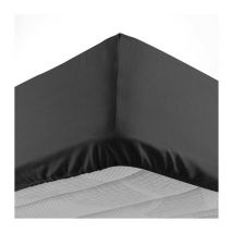 Drap Housse 'Lina' 140x190cm Noir