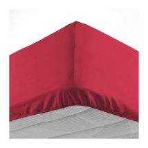 Drap Housse 'Lina' 180x200cm Marsala