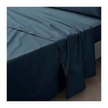 Drap Plat 'Percaline' 240x300cm Bleu Nuit