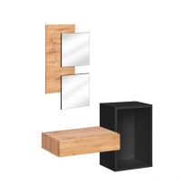 Paris Prix - Ensemble Meubles Dressing Design 'Easy' 170 cm Noir