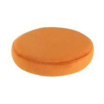 Paris Prix - Galette de Chaise Ronde 'Assise' 34cm Orange