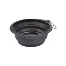 Gamelle Rétractable pour Chien 'Voyage' 15cm Anthracite