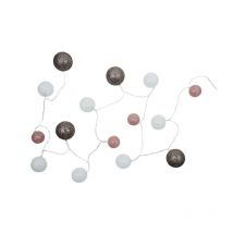 Guirlande Lumineuse Led 'Boule' 360cm Rose