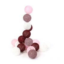 Guirlande Lumineuse Led 'Hokkaido' 345cm Rose