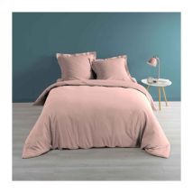 Housse de Couette "Percaline" 240x220cm Rose